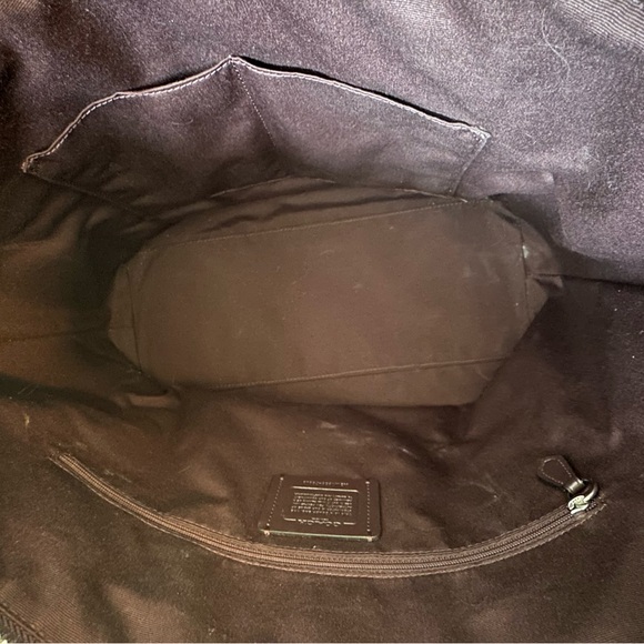 Coach Dark Purple Tote Bag - Picture 4 of 7